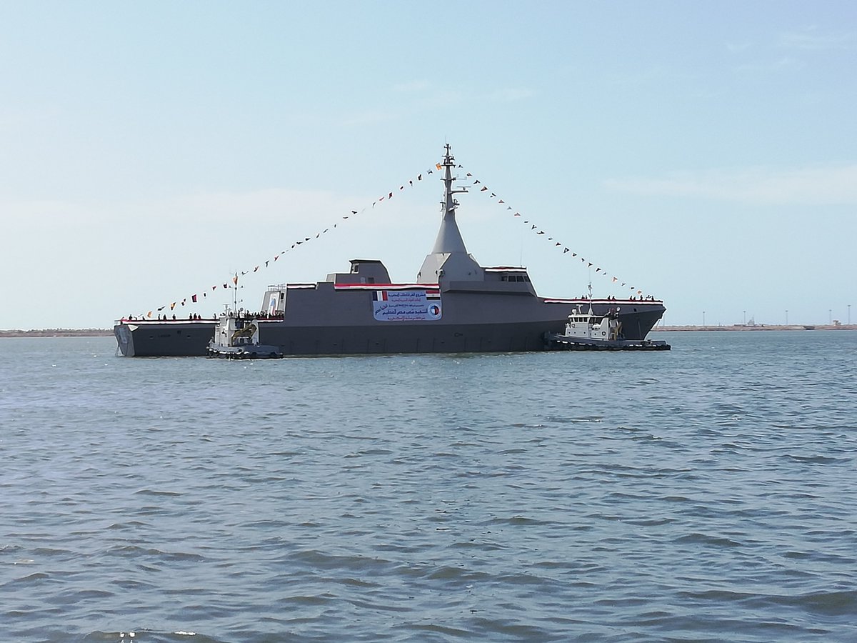 Alexandria Shipyard Company Launches Final Egyptian Navy Gowind-Class Corvette
