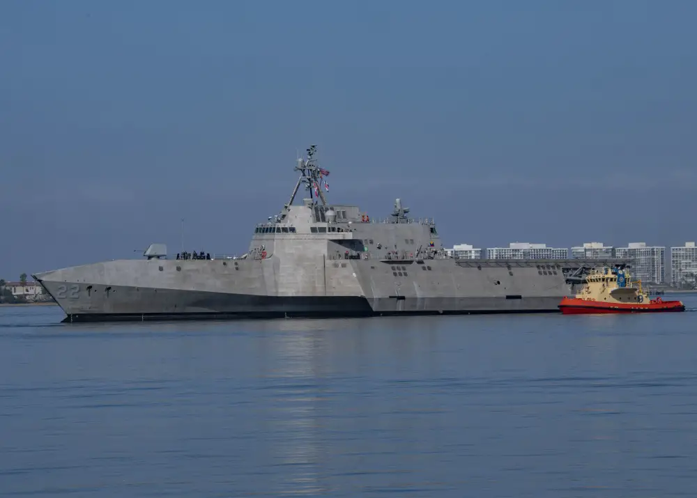 US Navy USS Kansas City (LCS 22) Arrives at San Diego Homeport