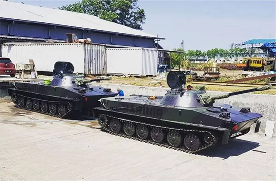 Indonesian Marine Corps to Receive Modernized PT-76P Light Tank