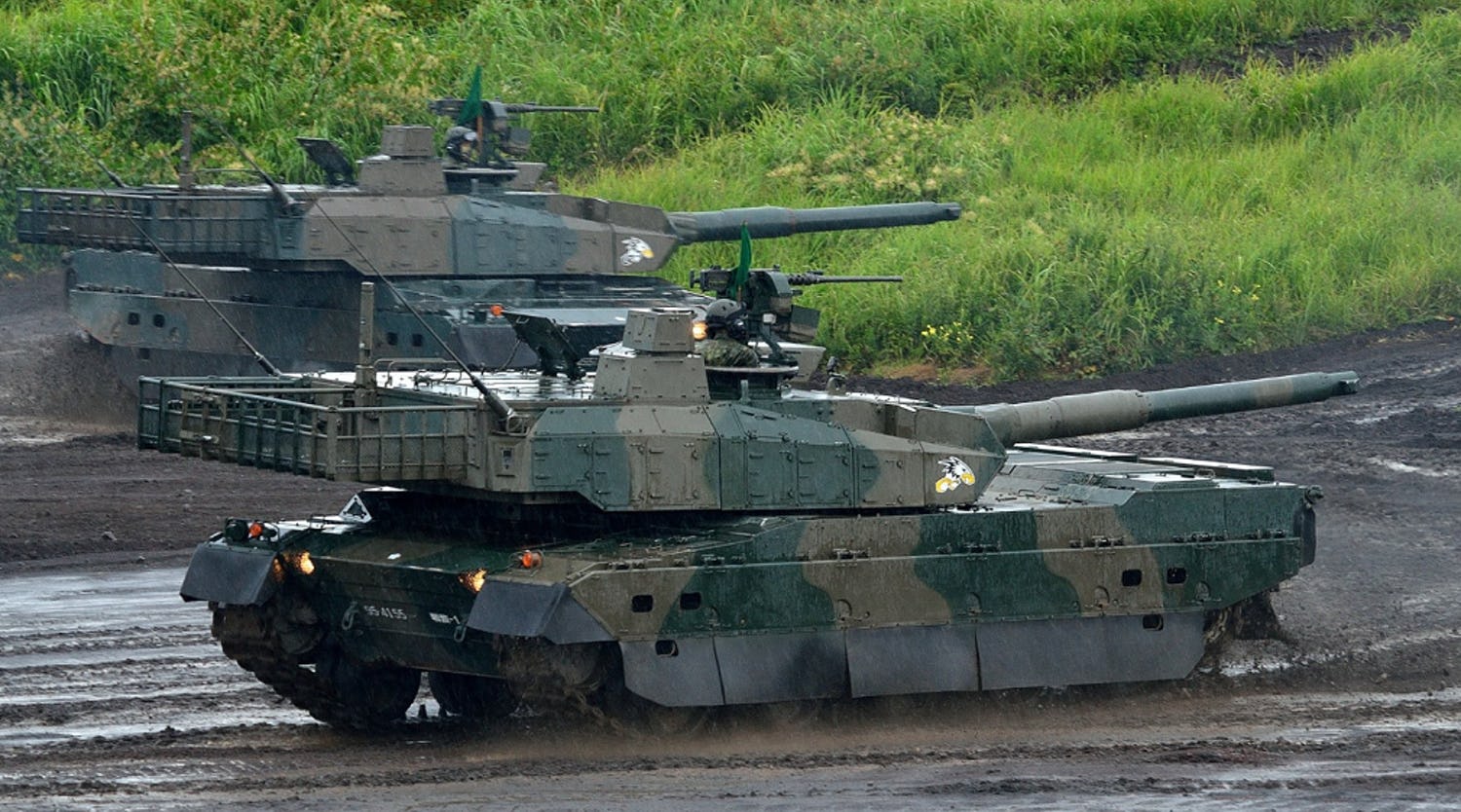 Japan Ground Self-Defense Force Type 10 Main Battle Tanks (MBT)