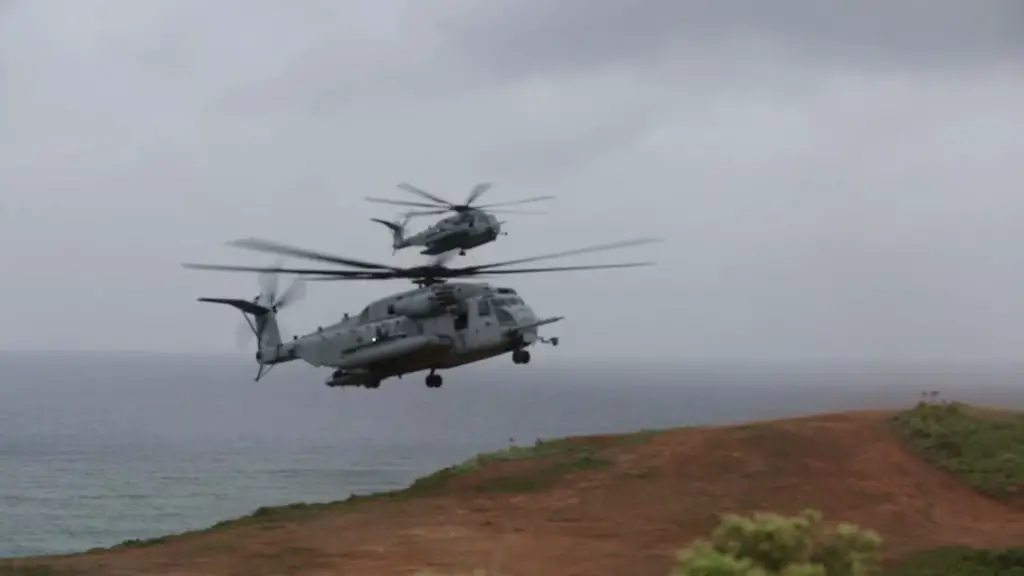 Marine Heavy Helicopter Squadron 466 Conduct Live Fire