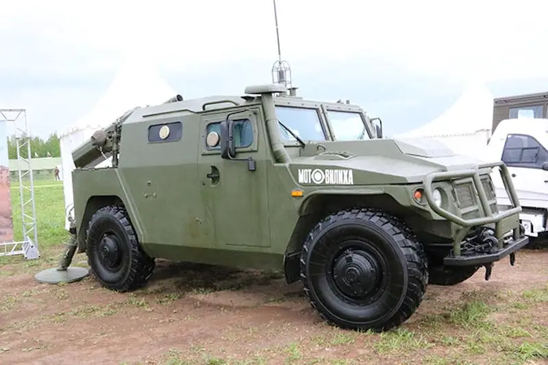 Russian MZ-204 Highlander 120-mm Self-Propelled Mortar Prototype Nearly Complete