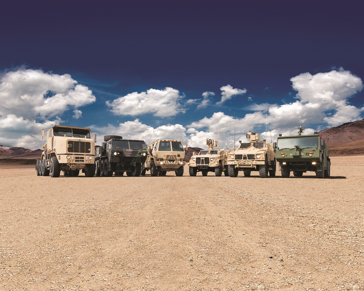 Oshkosh Defense's family of medium tactical vehicles. 