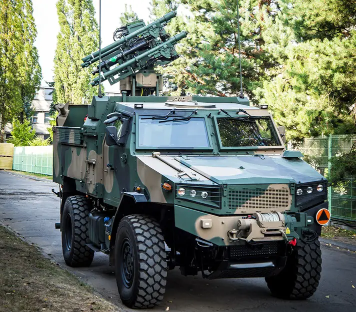 Polish Land Forces Poprad Self-Propelled Surface to Air Missile (SAM)
