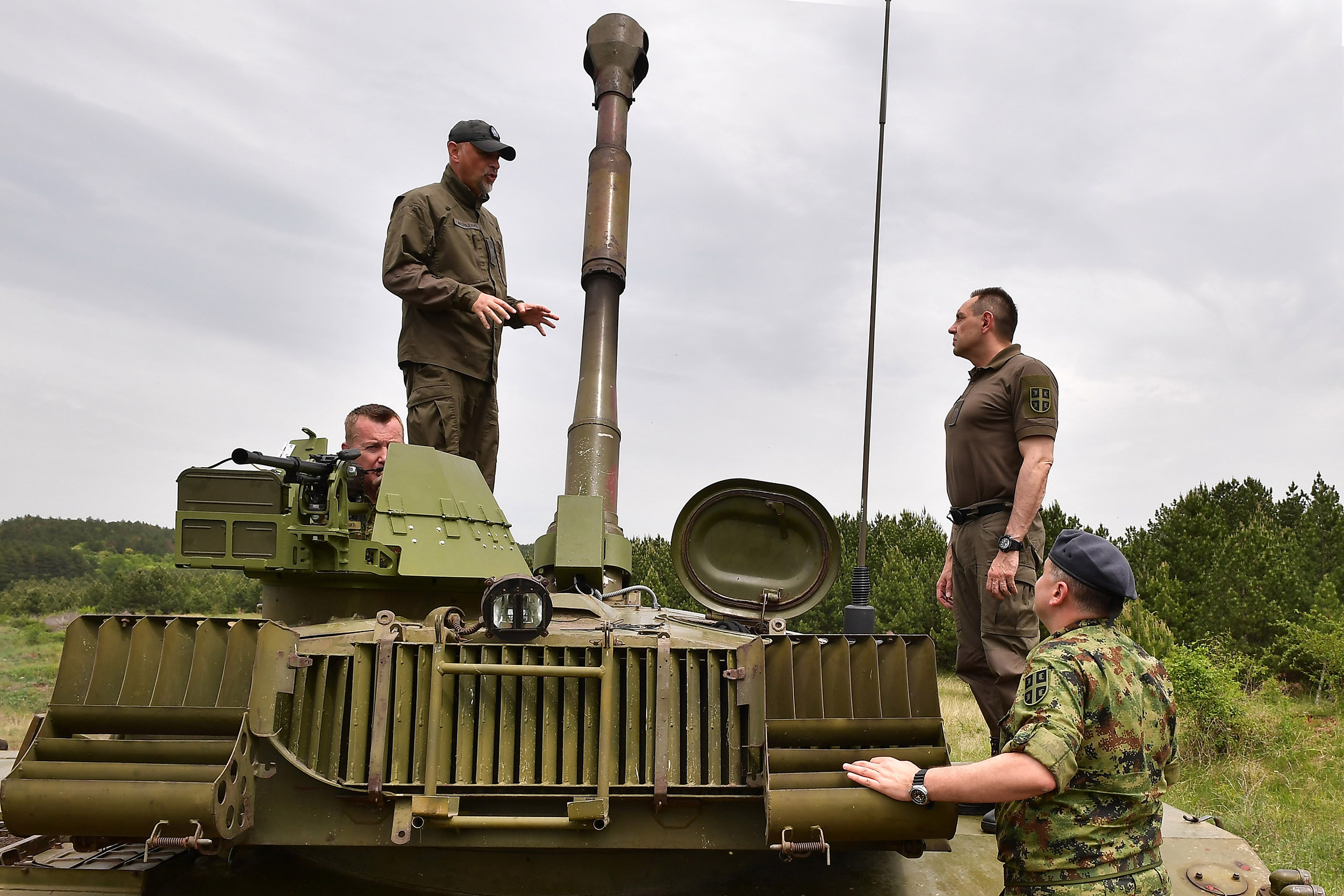 Serbian Army Test-Fires Modernized Gvozdika Self-Propelled Howitzer