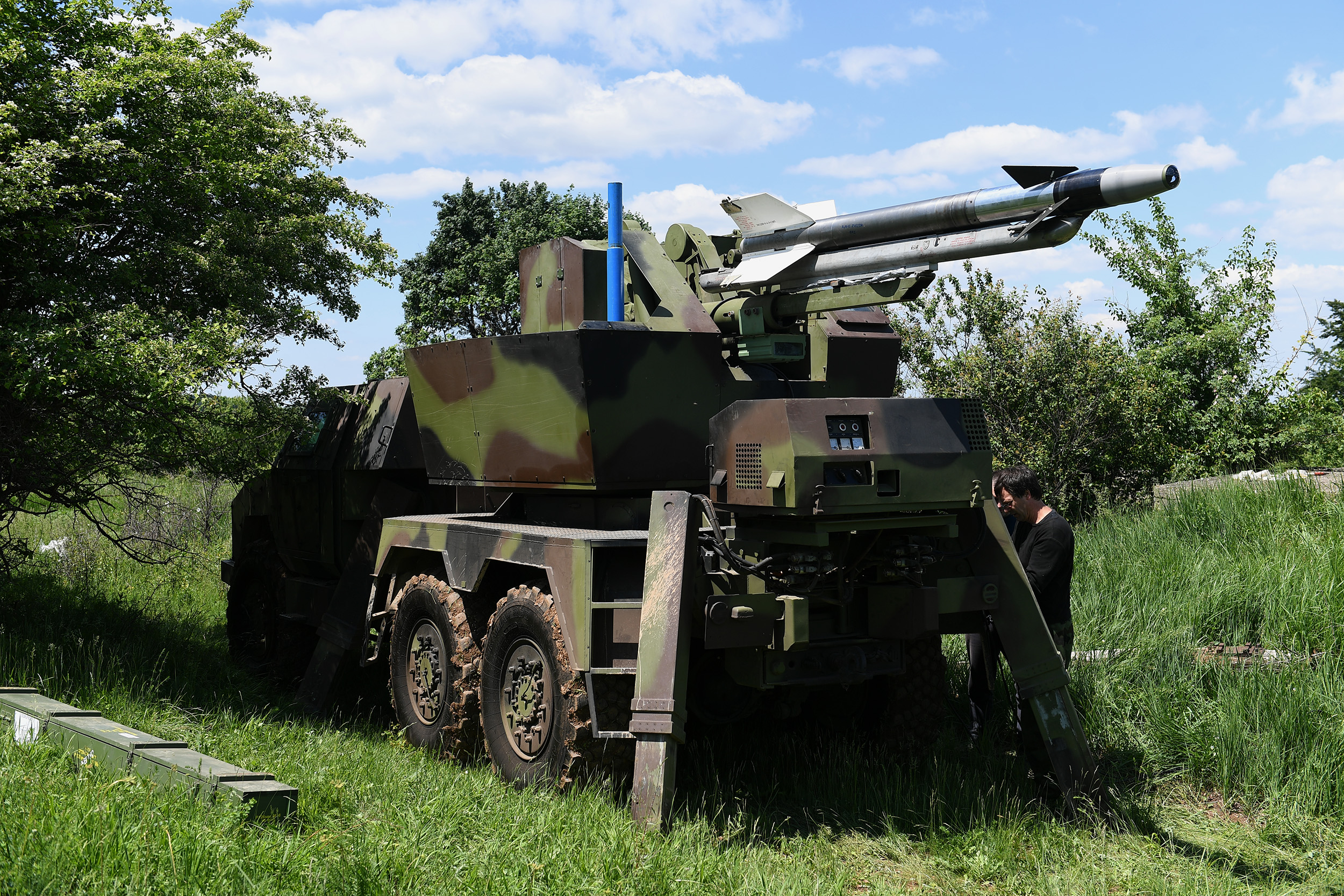 Serbian Army Test Firing RLN-IC FM-2  Short Range Air Defense