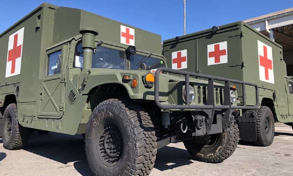 Slovenian Army Received Humvee M997A3 Field Ambulances