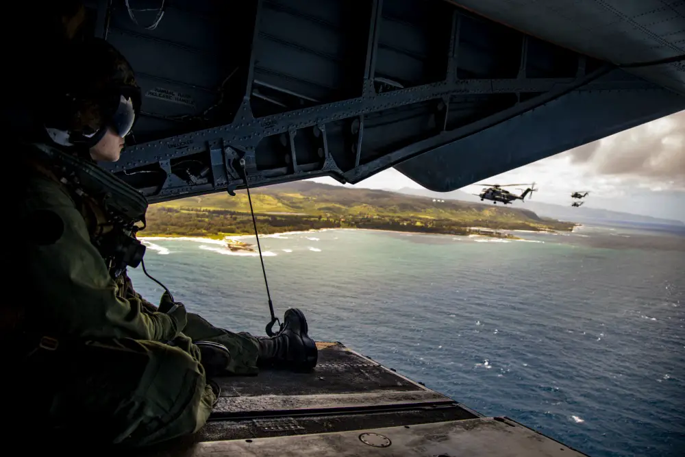U.S. Marine Corps Conducts Mass Air Assault Training