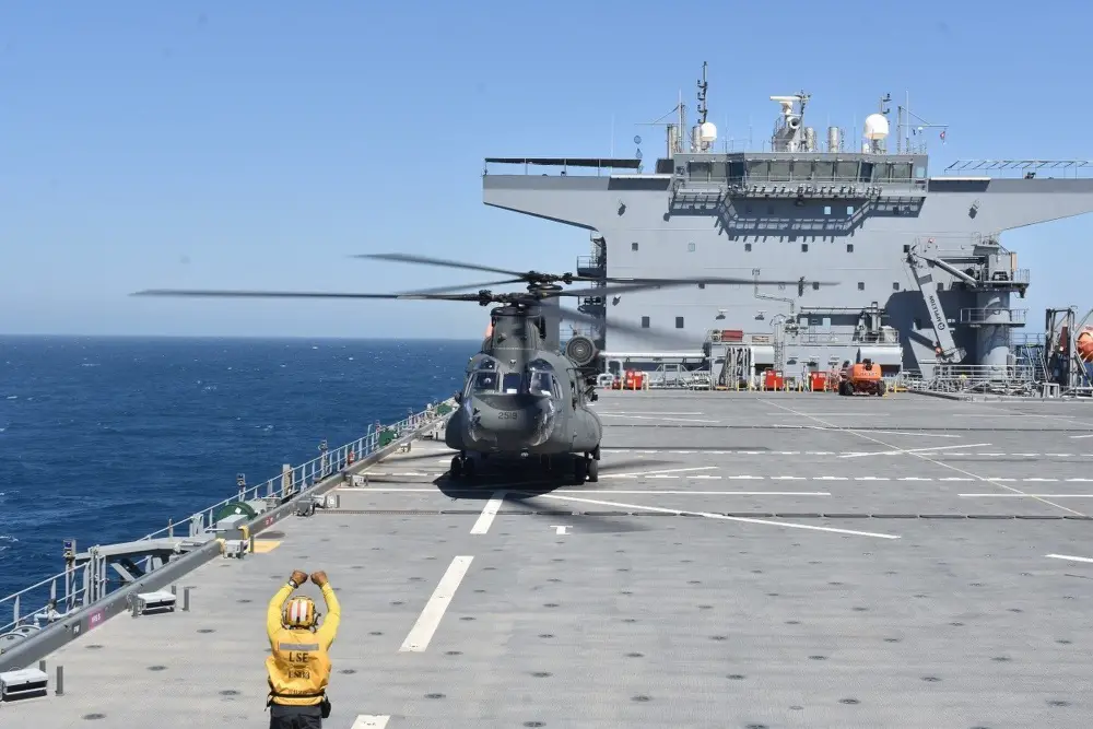 UAE Military Pilots Conduct Landing Qualifications Aboard USS Lewis B. Puller