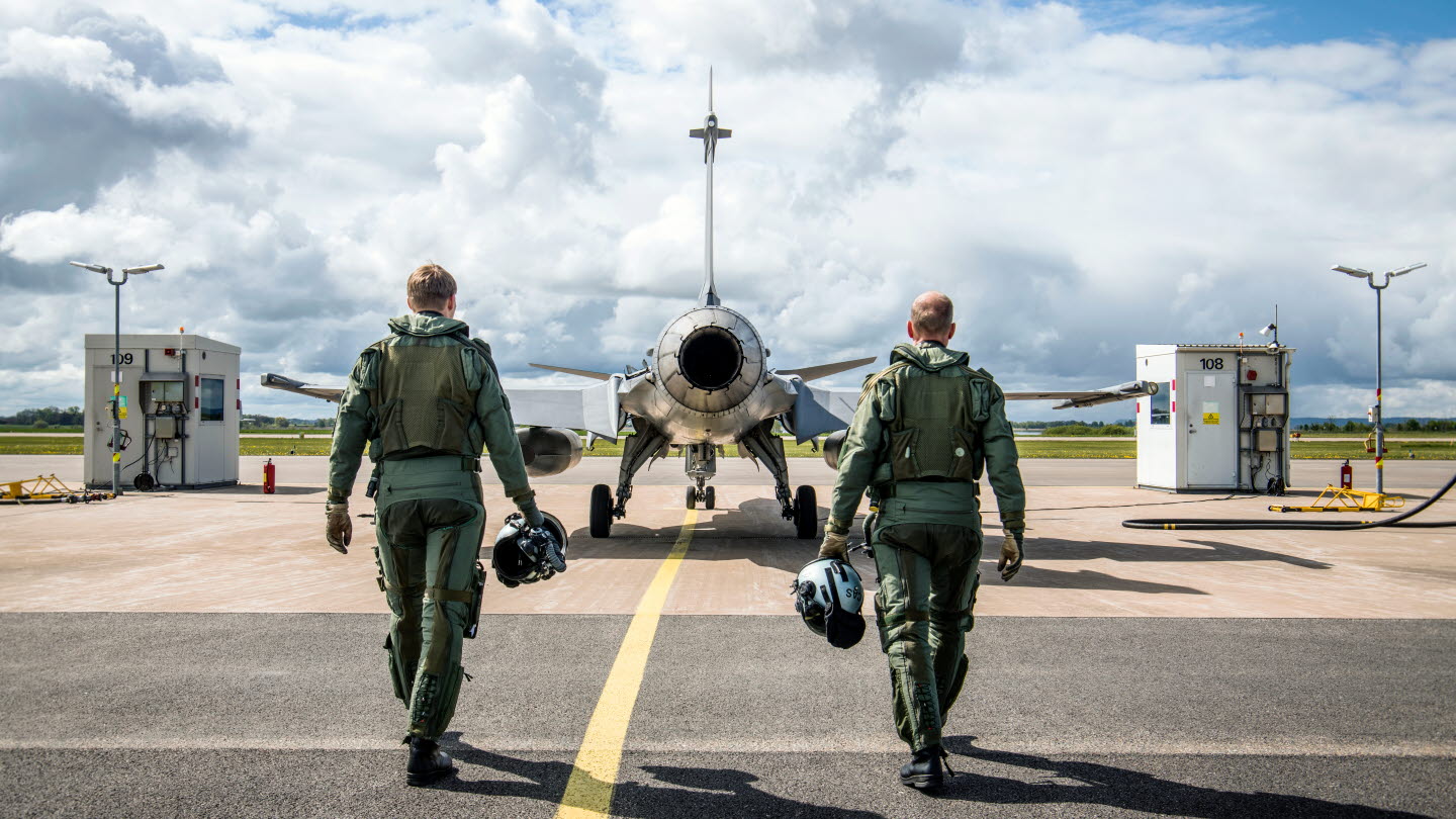Swedish Air Force Jas 39 Gripen fighter aircraft