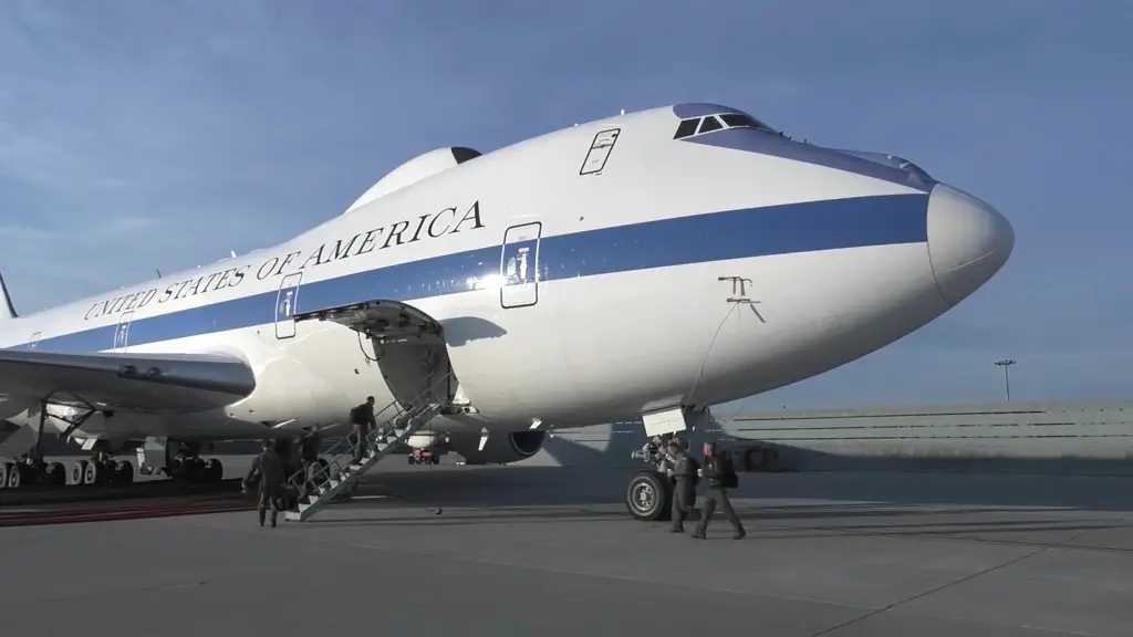 US Air Force Boeing E-4B Doomsday Plane Takeoff for Exercise