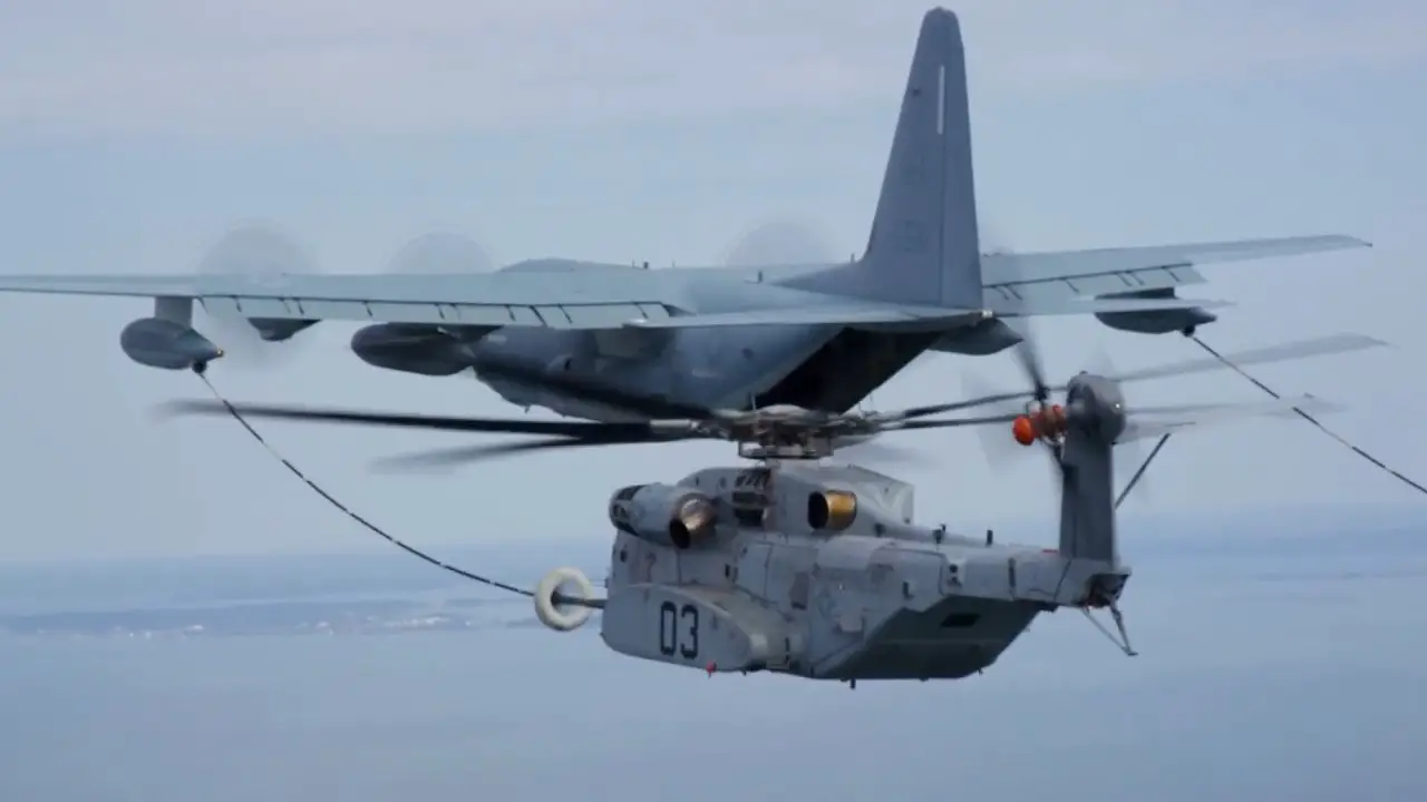 US Air Force KC-130J Helps Fuel Another CH-53K Milestone