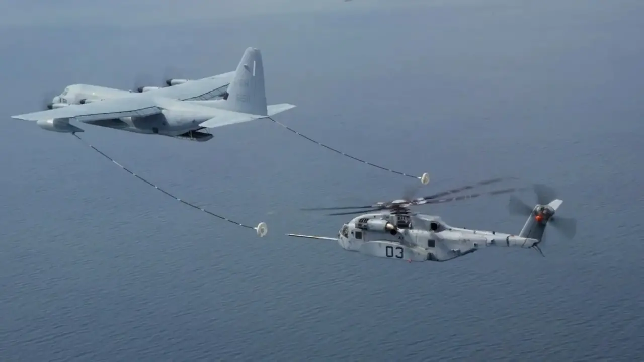US Air Force KC-130J Helps Fuel Another CH-53K Milestone