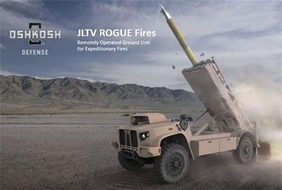 US Marines will Field JLTV ROGUE Fires Vehicle with Naval Strike Missile