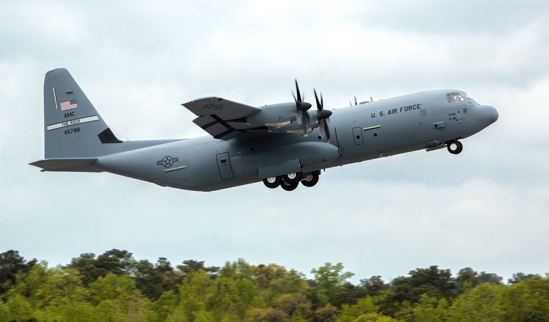 Lockheed Martin C-130J-30 Super Hercules Military Transport Aircraft