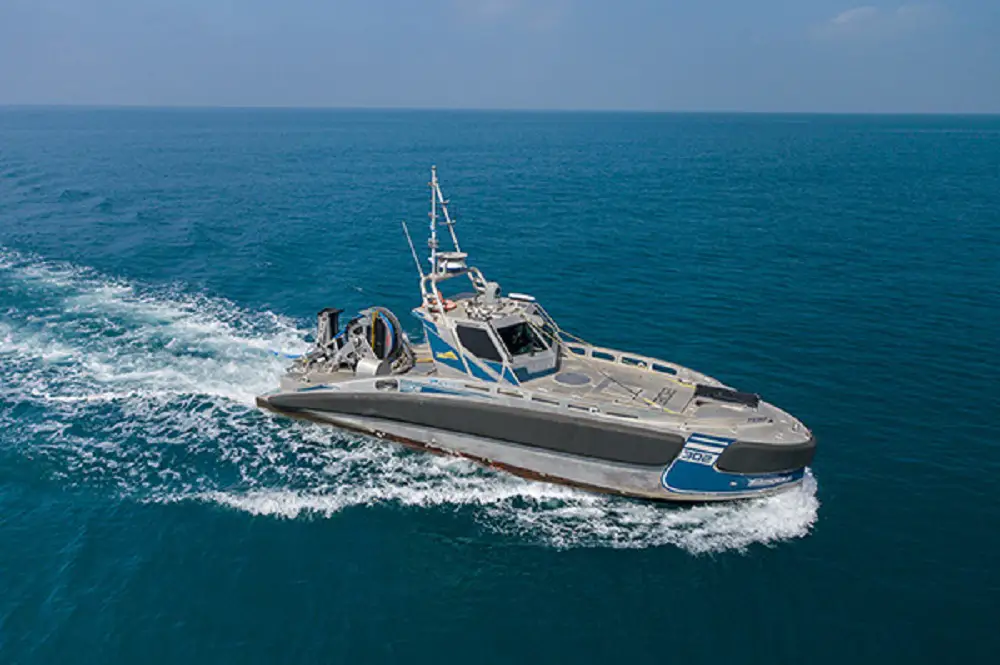 Elbit Systems UK Seagullâ„¢ USV with TRAPS, April 2020 sea trials