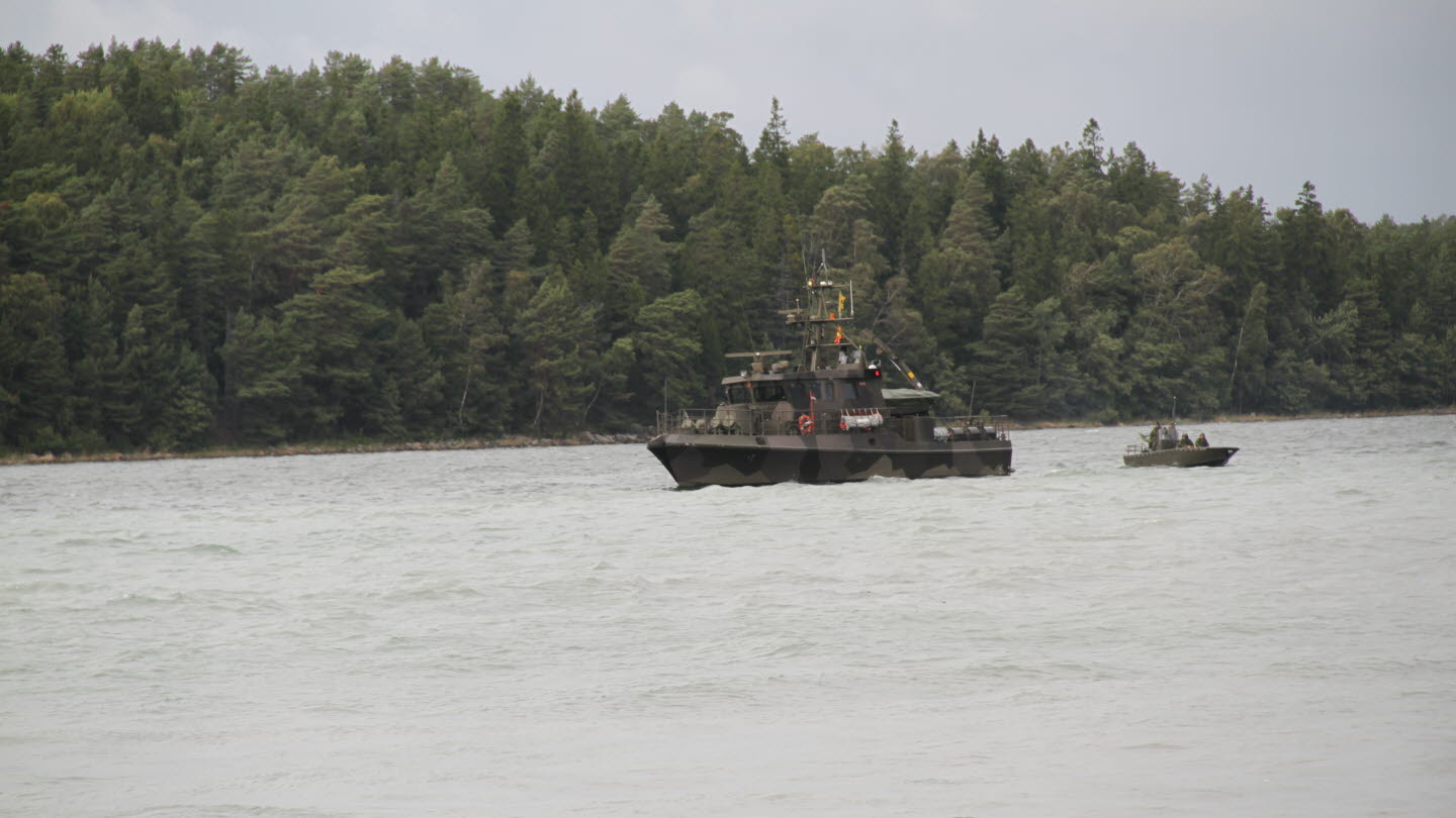 Swedish Navy Tapper-class patrol boat