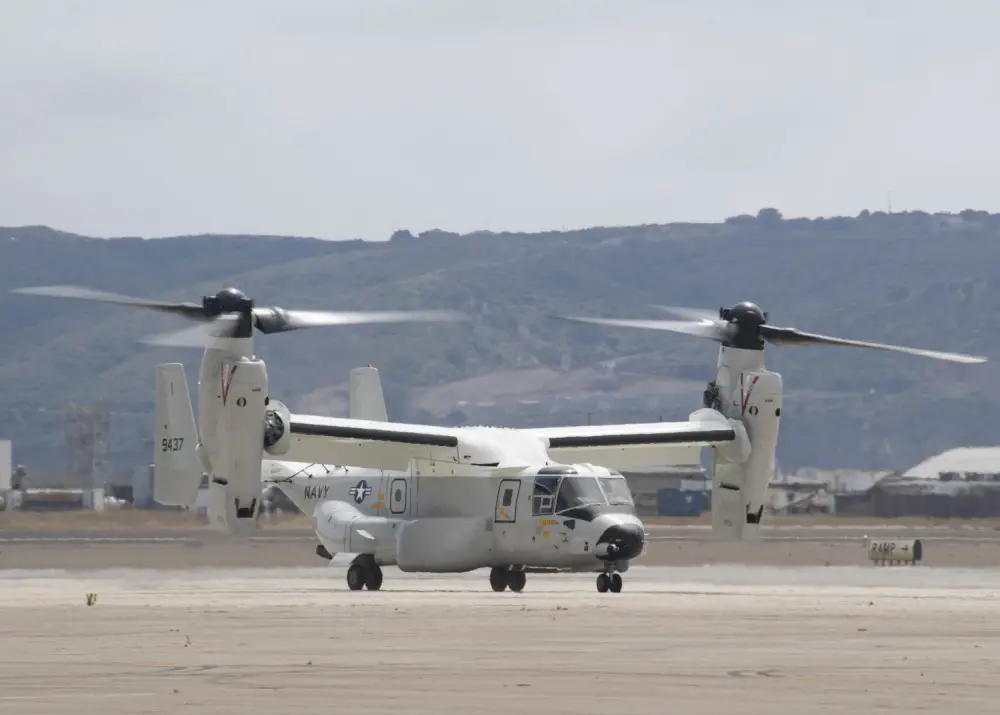 First Operational CMV-22B Arrives at Naval Air Station North Island