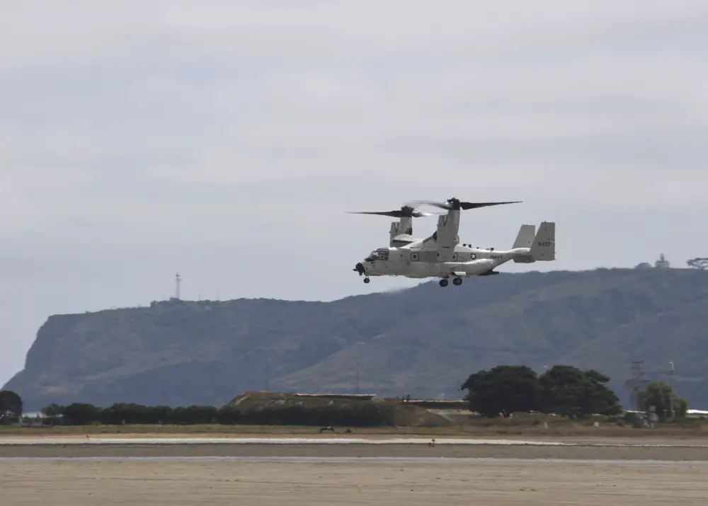 First Operational CMV-22B Arrives at Naval Air Station North Island