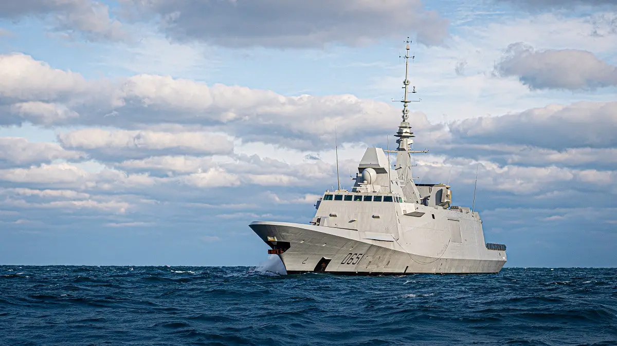 French Navy Normandie (D651) FREMM-Class Frigate