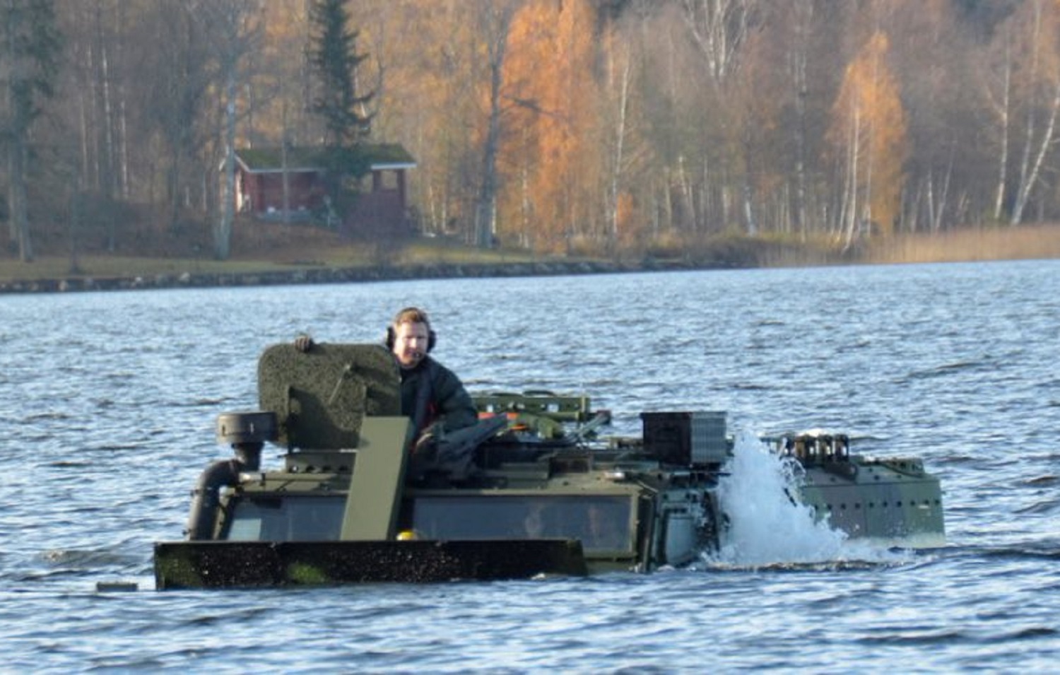 Protolab PMPV in further amphibious testing in Finland with excellent results.