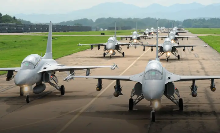 Republic of Korea Air Force TA-50 Advanced Trainers and Light Combat Aircraft
