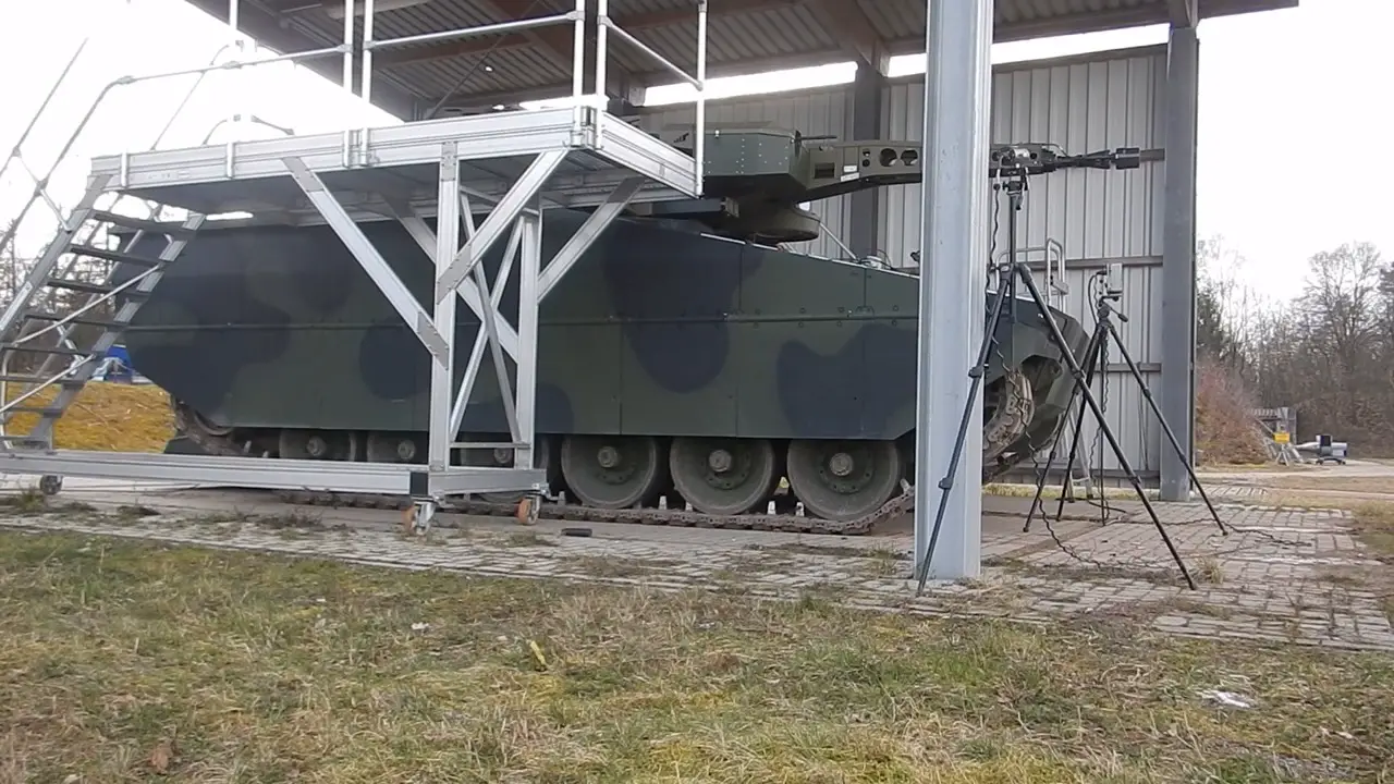 Rheinmetall 30mm Lance Turret Live-Fire Test
