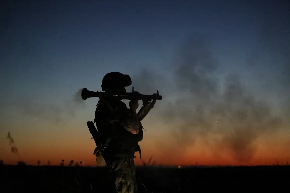 Russian Central Military District Antitank Grenadiers Conduct Night Training Near Samara