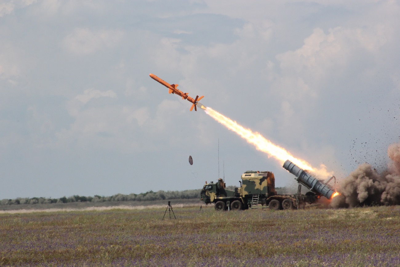 Ukrainian Naval Forces Tests of R-360 Neptune Missile