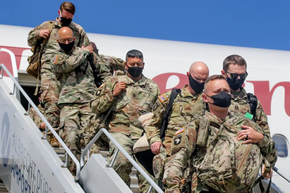 US Army 101st Combat Aviation Brigade Arrives in Germany in Support of Atlantic Resolve