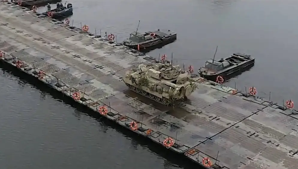 US Army Participate in Ferry Operations with Their Polish NATO Allies