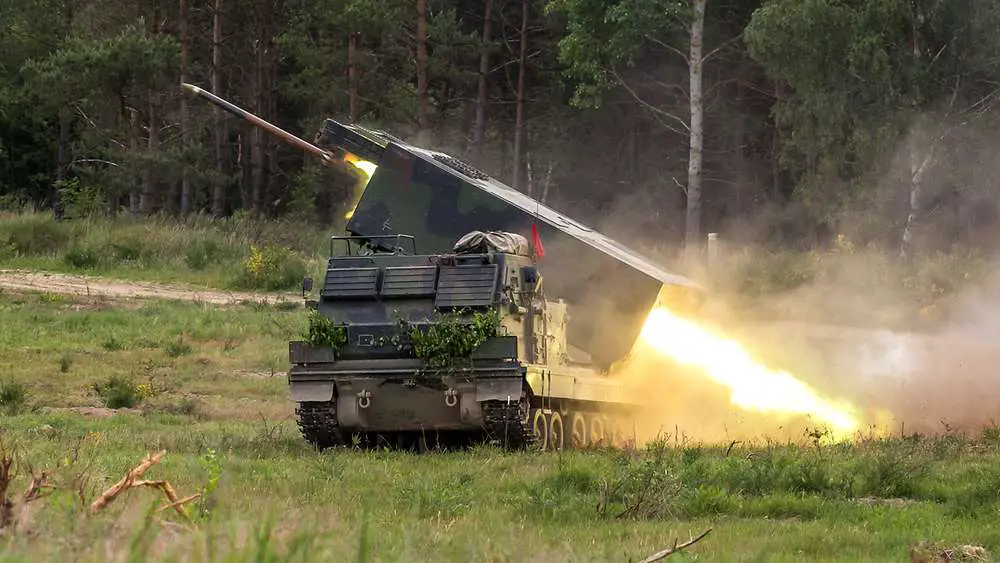 German Army MARS II Multiple Launch Rocket System