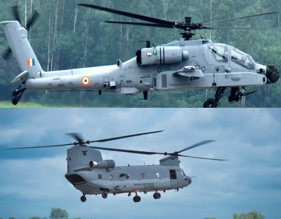 Boeing Completes Apache and Chinook Deliveries to Indian Air Force
