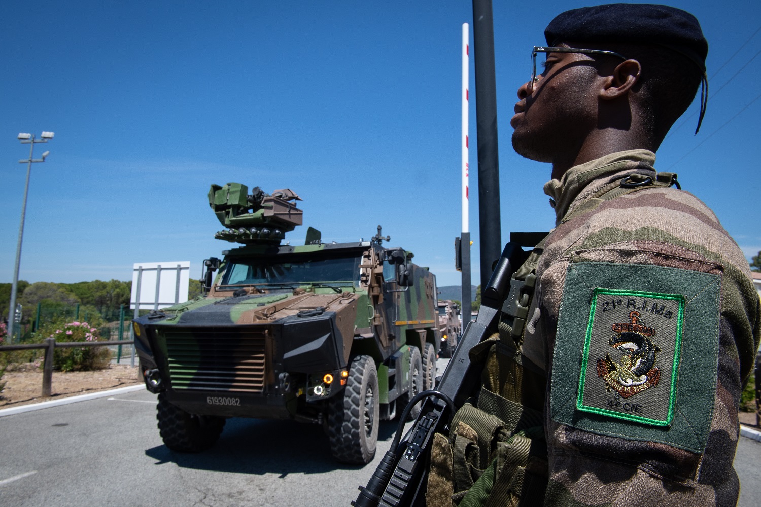 French 21st Marine Infantry Regiment Receives VBMR Griffon Armored Vehicles