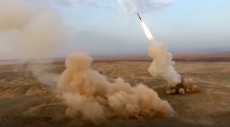 Iran Launches Underground Ballistic Missiles During Exercise