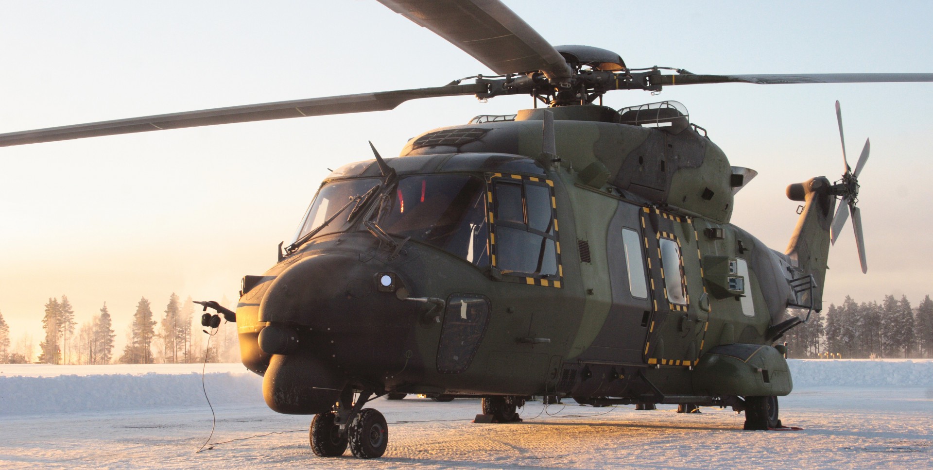 Patria started NH90 airframe maintenance work as an independent service provider in Finland since 2010 and in Norway since 2011.