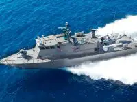 Shaldag-class patrol boat with Spike surface to surface missiles