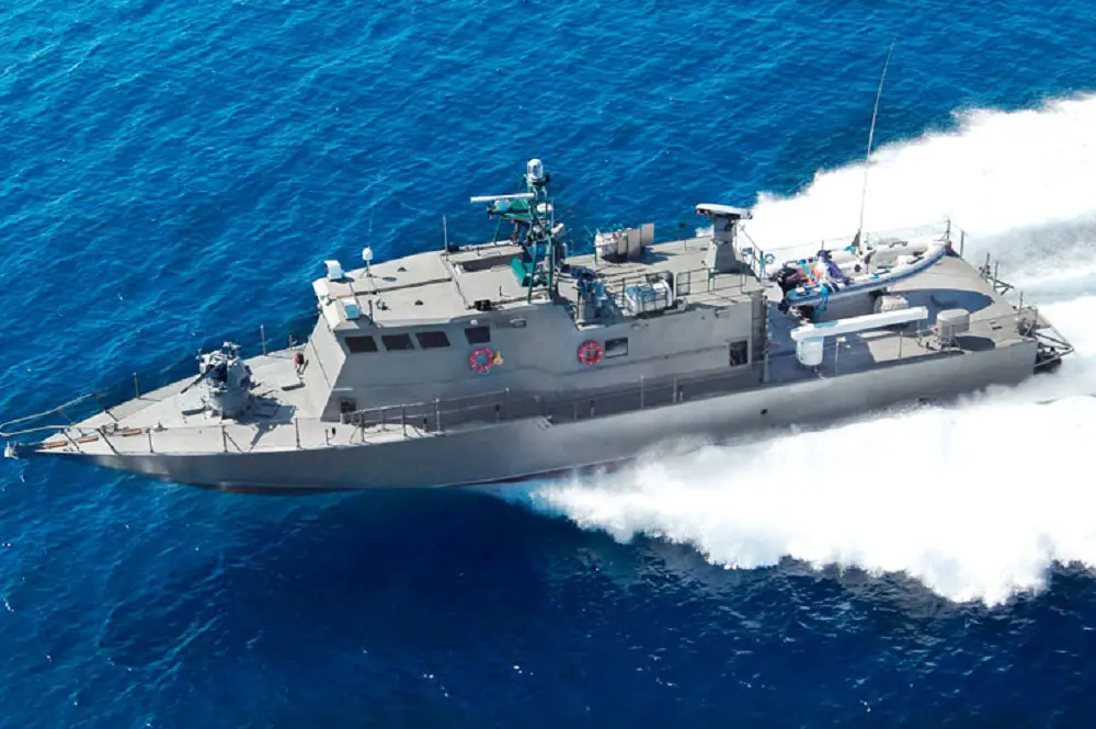 Shaldag-class patrol boat with Spike ER surface to surface missiles
