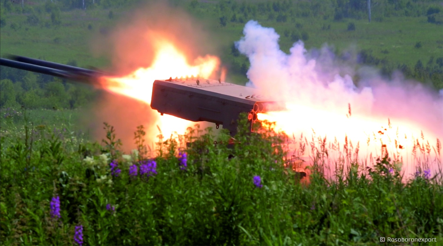 Rostec Demonstrated TOS-1A Heavy Flamethrower Capabilities to Foreign Customers