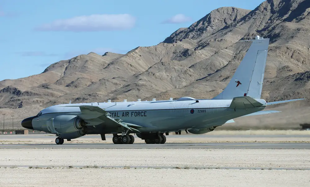 Royal Air Force Boeing RC-135W Rivet Joint Aircraft