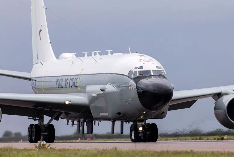 Royal Air Force’s First Boeing RC-135W Rivet Joint Aircraft Back in UK After Upgrade