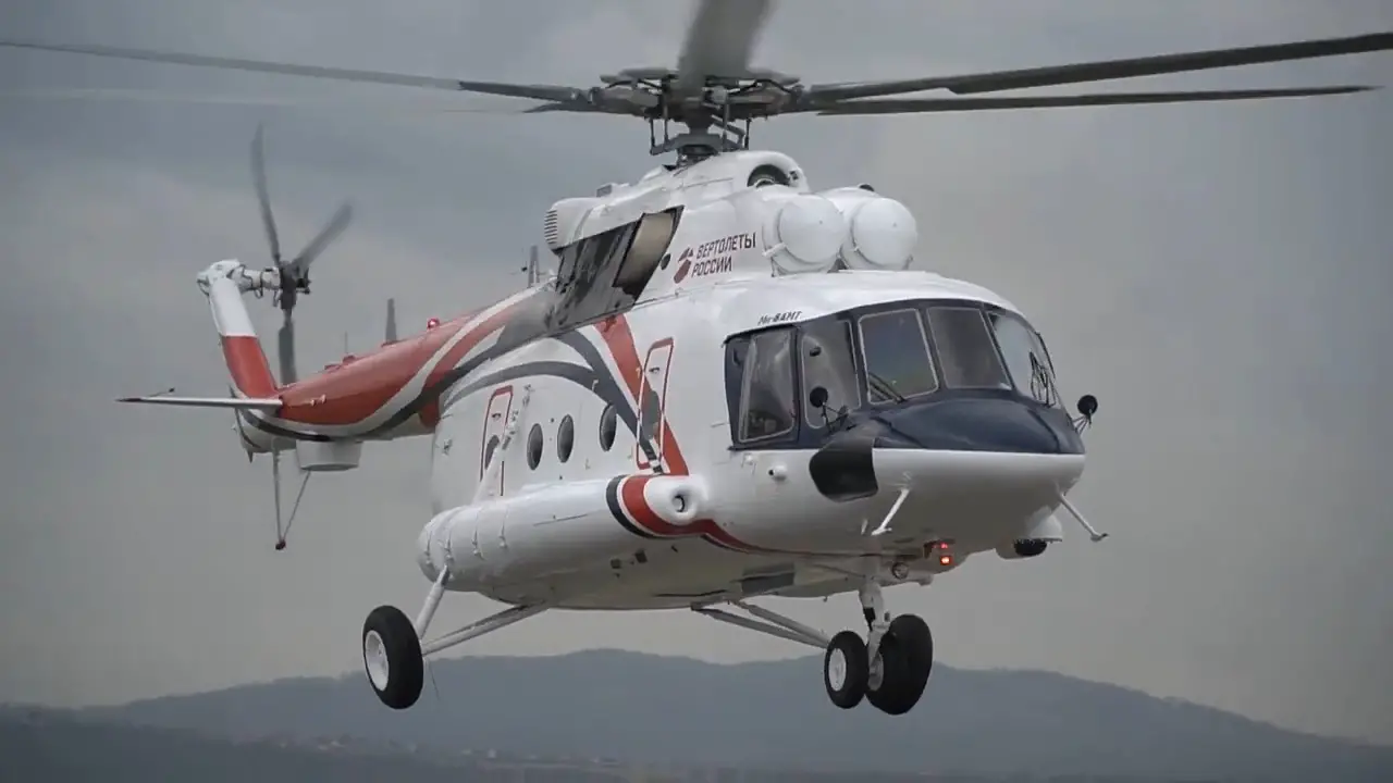 Russian Helicopters Produces First Civilian Mi-8AMT Arctic Helicopter
