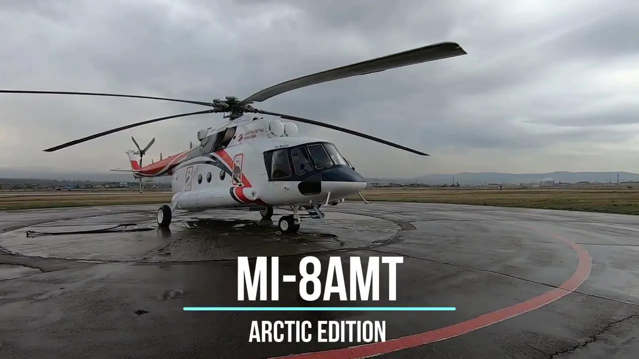 Russian Helicopters Produces First Civilian Mi-8AMT Arctic Helicopter