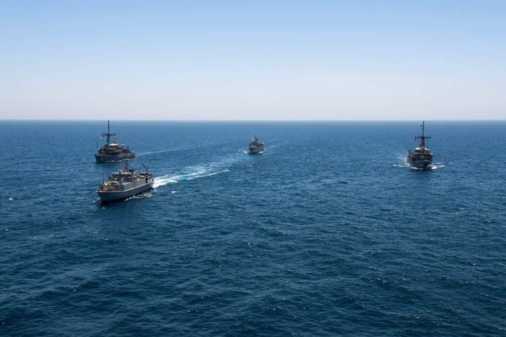 Saudi, UK, U.S. Navies Conduct Mine Countermeasures Interoperability Training