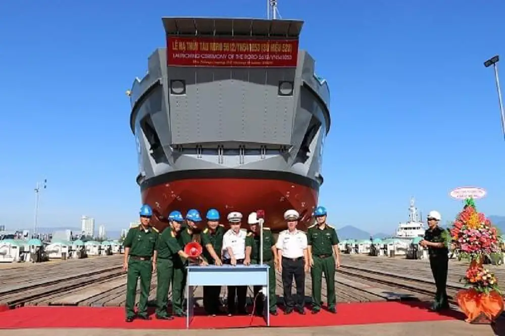 Song Thu Corporation Launches Third Vietnam People's Navy Roro 5612 Landing Ship