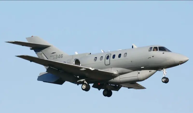 The Peace Krypton aircraft is a Hawker 800 business jet modified for electronic reconnaissance and intelligence missions for the South Korean air force; it is designated U-125 by the US Air Force.