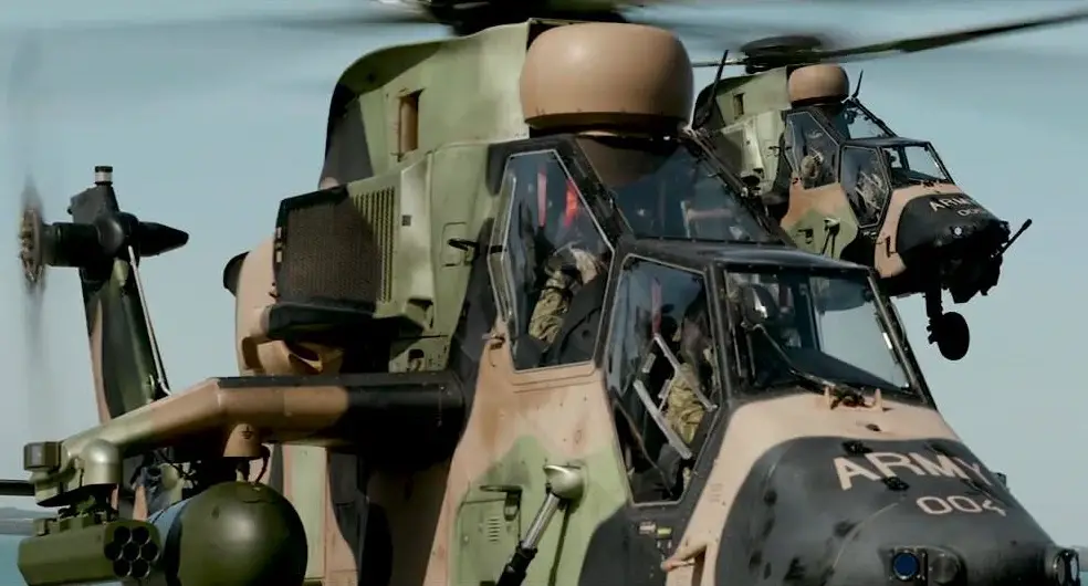 Australian Army 1st Aviation Regiment Eurocopter Tiger Attack Helicopters