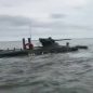 Baltic Fleet Naval Infantry BTR-82 APCs Conducts Amphibious Landing Exercises