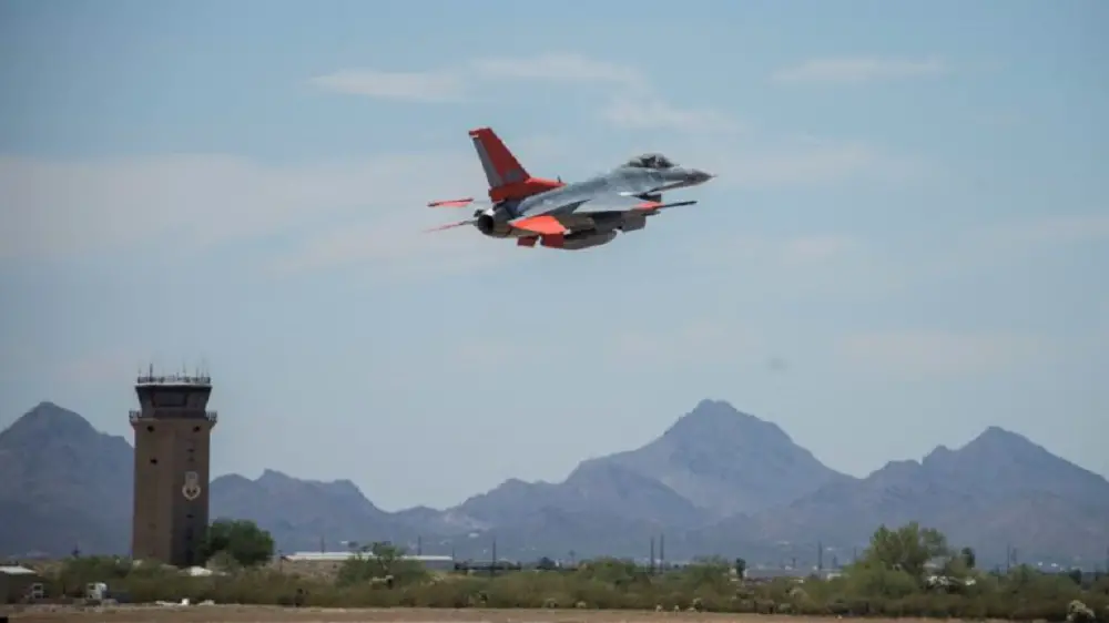 Boeing's Arizona Modification Line Yields First QF-16 Full-Scale Aerial Target