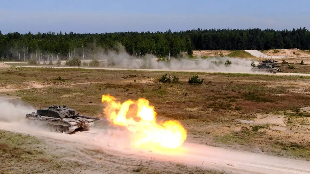 British Army Troops from NATO eFP Battlegroup Estonia Train in Latvia